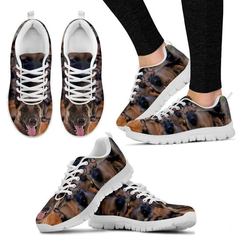 Belgian Malinois Dog Running Shoes For Women-Free Shipping-Paww-Printz-Merchandise