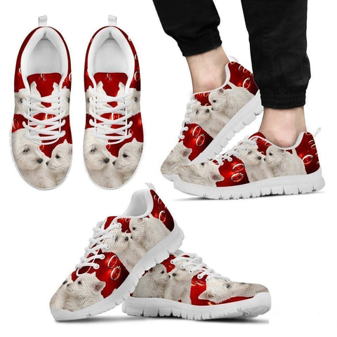 West Highland White Terrier-Dog Running Shoes For Men-Free Shipping Limited Edition-Paww-Printz-Merchandise