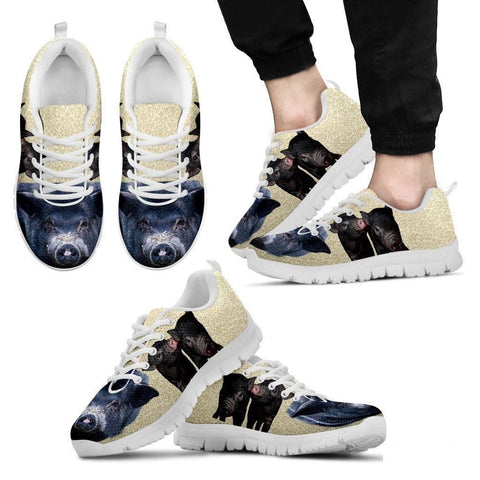 Black Pig Running Shoes For Men-Free Shipping Limited Edition-Paww-Printz-Merchandise