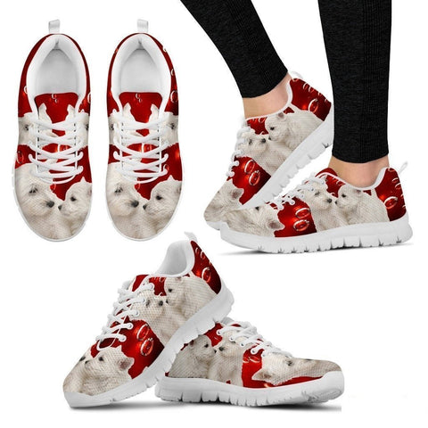 West Highland White Terrier-Dog Running Shoes For Women-Free Shipping-Paww-Printz-Merchandise