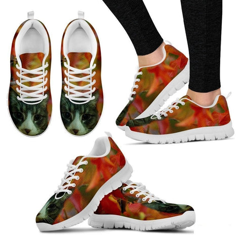 Julia Thompson/Cat-Running Shoes For Women-3D Print-Free Shipping-Paww-Printz-Merchandise