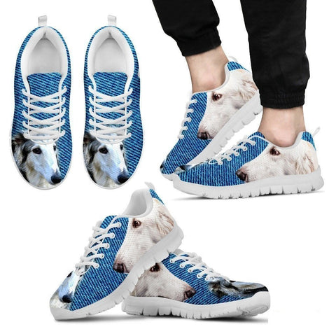 Borzoi-Dog Running Shoes For Men-Free Shipping Limited Edition-Paww-Printz-Merchandise