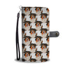 Australian Shepherd Dog Pattern Print Wallet Case-Free Shipping