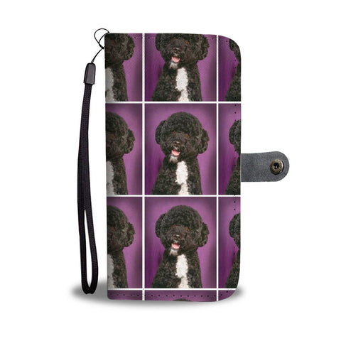 Spanish Water Dog Patterns Print Wallet Case-Free Shipping