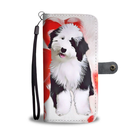 Old English Sheepdog Wallet Case- Free Shipping