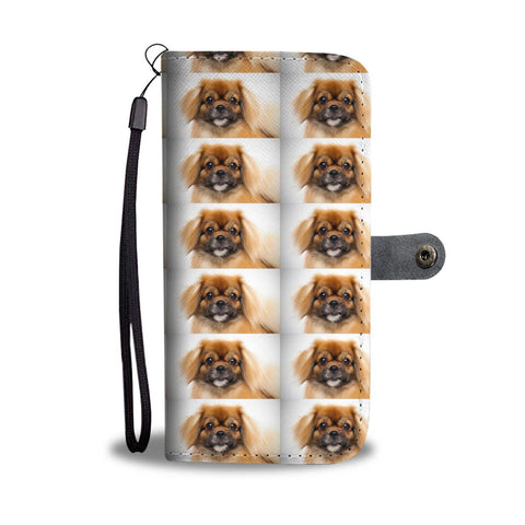 Tibetan Spaniel Patterns Print Wallet Case-Free Shipping