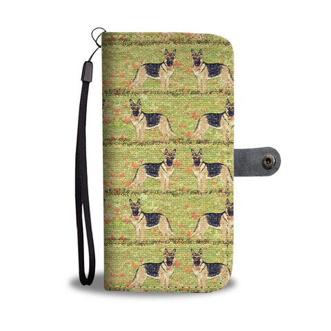 German Shepherd Dog Patterns Print Wallet Case-Free Shipping
