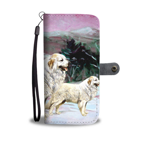 Great Pyrenees Dog Print Wallet Case-Free Shipping
