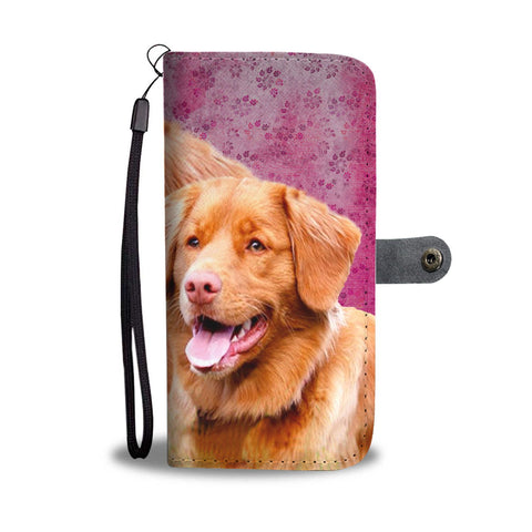 Lovely Nova Scotia Duck Tolling Retriever Dog Print Wallet Case-Free Shipping