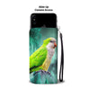 Monk Parakeet Parrot (Quaker Parrot) Print Wallet Case-Free Shipping