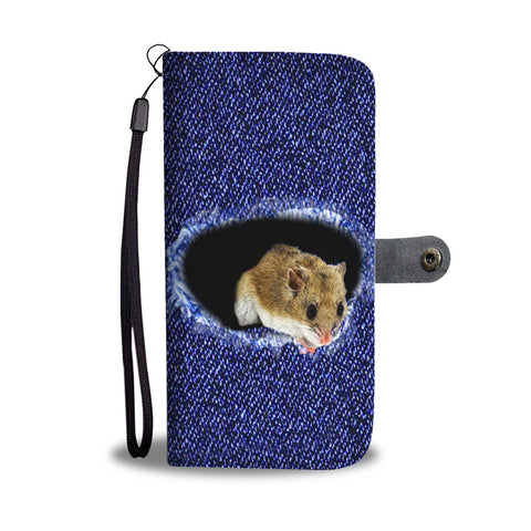 Amazing Chinese Hamster Print Wallet Case-Free Shipping