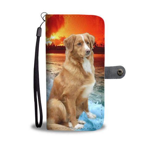 Cute Nova Scotia Duck Tolling Retriever Wallet Case- Free Shipping