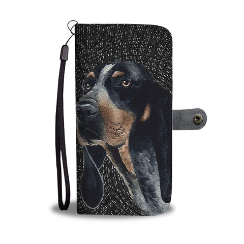 Amazing Bluetick Coonhound Dog Print Wallet Case-Free Shipping