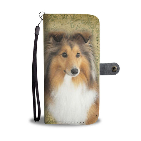 Shetland Sheepdog Print Wallet Case- Free Shipping