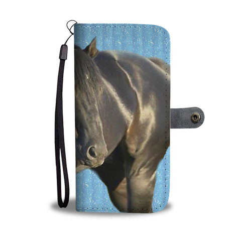 Amazing Thoroughbred Horse Print Wallet Case-Free Shipping