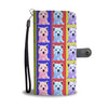 West Highland White Terrier (Westie) Pattern Print Wallet Case-Free Shipping