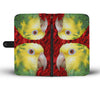 Amazon Parrot Print Wallet Case-Free Shipping