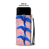 Amazing Hyacinth Macaw Parrot Print Wallet Case-Free Shipping