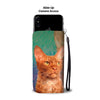 LaPerm Cat Print Wallet Case-Free Shipping