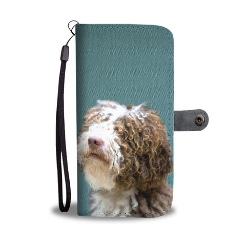 Amazing Spanish Water Dog Pattern Print Wallet Case-Free Shipping