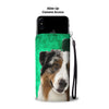 Lovely Australian Shepherd Dog Print Wallet Case-Free Shipping