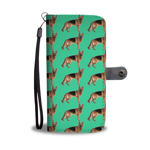 German Shepherd Amazing Pattern Print Wallet Case-Free Shipping