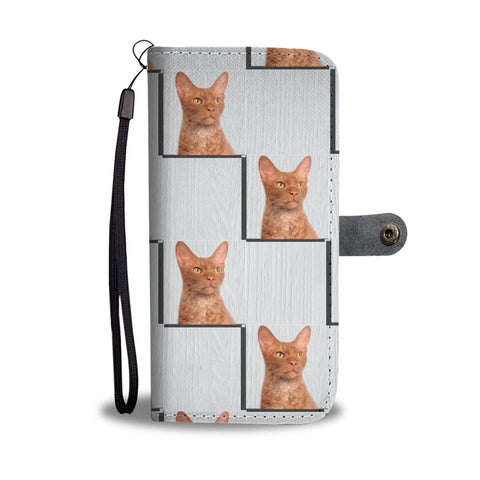 LaPerm Cat Print Wallet Case-Free Shipping