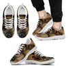Amazing German Shepherd Print (Black/White) Running Shoes For Men-Free Shipping Limited Edition-Paww-Printz-Merchandise
