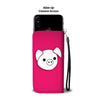 Cute Large White pig Print Wallet Case-Free Shipping