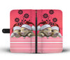 Cute Miniature pig Print Wallet Case-Free Shipping