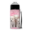 Bichon Frise Puppies Print Wallet Case- Free Shipping