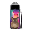 Burmese Cat Print Wallet Case- Free Shipping