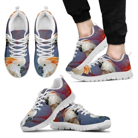 Salmon-Crested Cockatoo Parrot Running Shoes For Men-Free Shipping-Paww-Printz-Merchandise