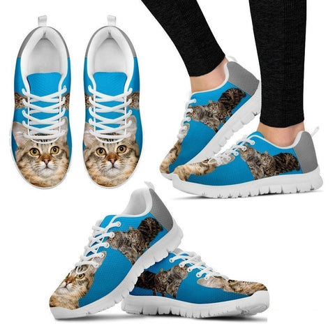 Cute American Bobtail 3D Print Running Shoe For Women- Free Shipping-Paww-Printz-Merchandise