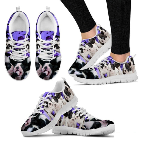 Boston Terrier Group-Dog Running Shoes For Women-Free Shipping-Paww-Printz-Merchandise