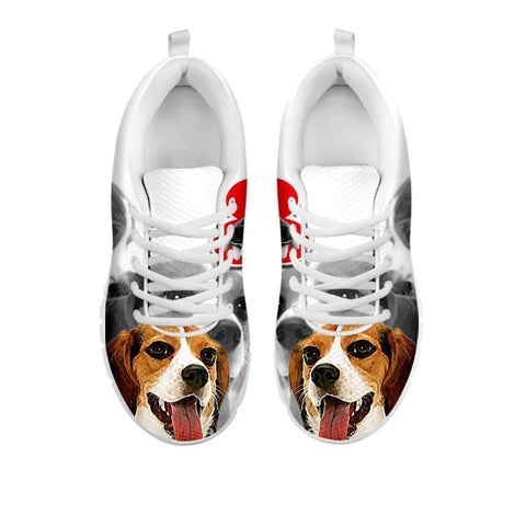 Amazing Beagle Print Running Shoes For Women-Free Shipping- For 24 Hours Only-Paww-Printz-Merchandise