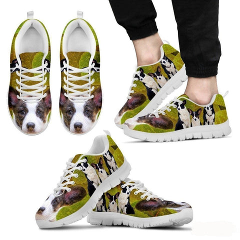 Cardigan Welsh Corgi-Dog Running Shoes For Men-Free Shipping Limited Edition-Paww-Printz-Merchandise
