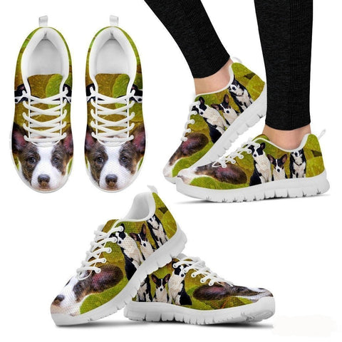 Cardigan Welsh Corgi-Dog Running Shoes For Women-Free Shipping-Paww-Printz-Merchandise