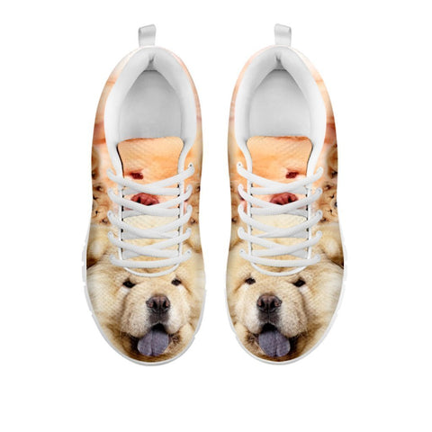 Cute Chow Chow Print Sneakers For Women- Free Shipping-For 24 Hours Only-Paww-Printz-Merchandise