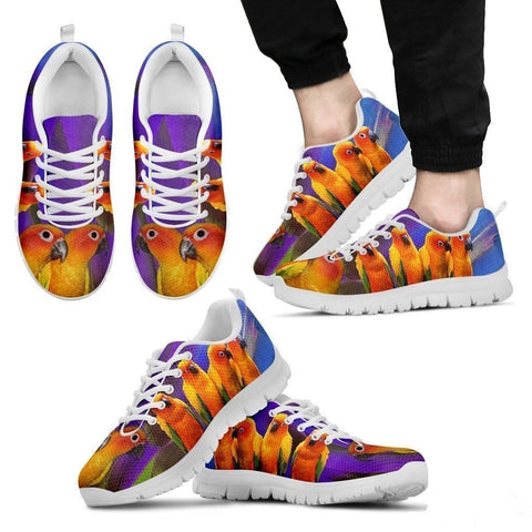 Conure Parrot Running Shoes For Men-Free Shipping Limited Edition-Paww-Printz-Merchandise