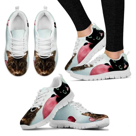 Deanna Huston/Cat-Running Shoes For Women-3D Print-Free Shipping-Paww-Printz-Merchandise