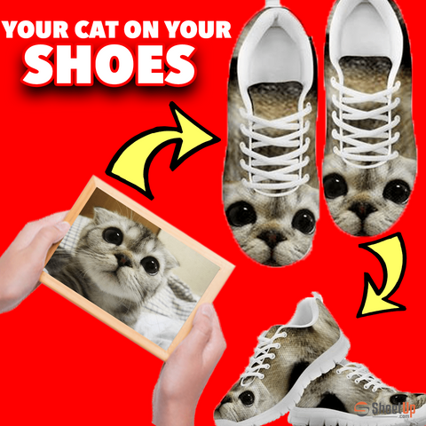 Design Your 'Cat' Design Shoes in 60 Seconds!