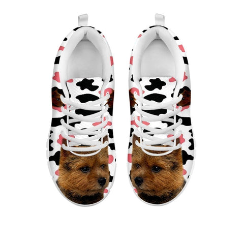 Amazing Norwich Terrier With Clipart Print Running Shoes For Women-Free Shipping-For 24 Hours Only-Paww-Printz-Merchandise