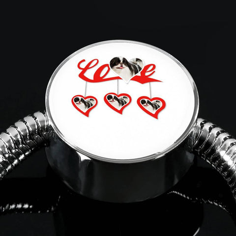 Japanese Chin Print Steel Bracelet-Free Shipping