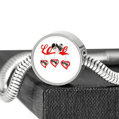 Japanese Chin Print Steel Bracelet-Free Shipping