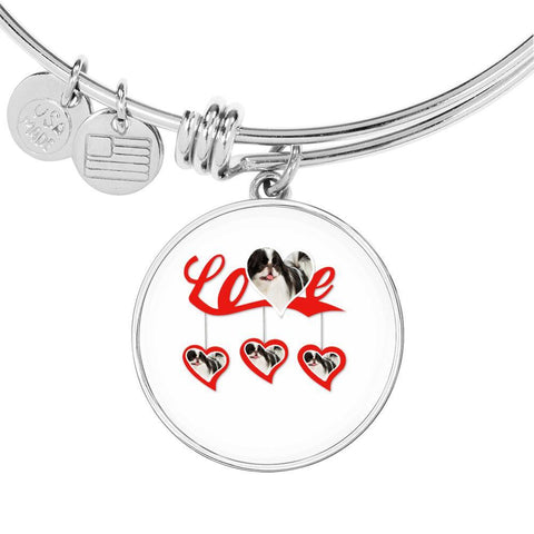 Japanese Chin Print Bangle-Free Shipping