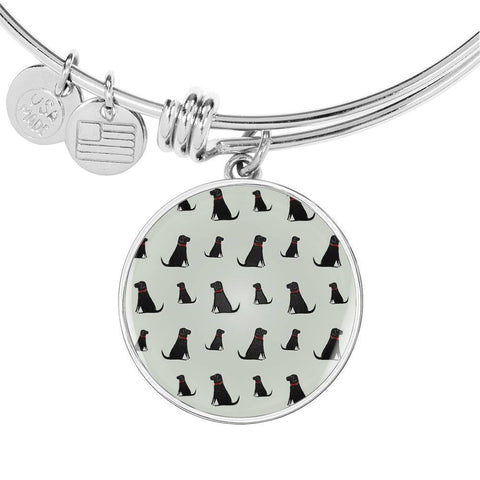 Labrador Retriever Pattern Print Luxury Bangle-Free Shipping