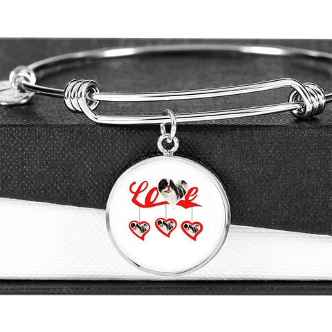 Japanese Chin Print Bangle-Free Shipping