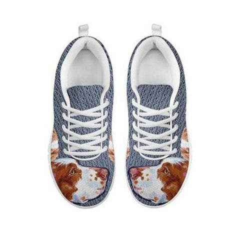 Amazing Brittany Dog-Women's Running Shoes-Free Shipping-For 24 Hours Only-Paww-Printz-Merchandise