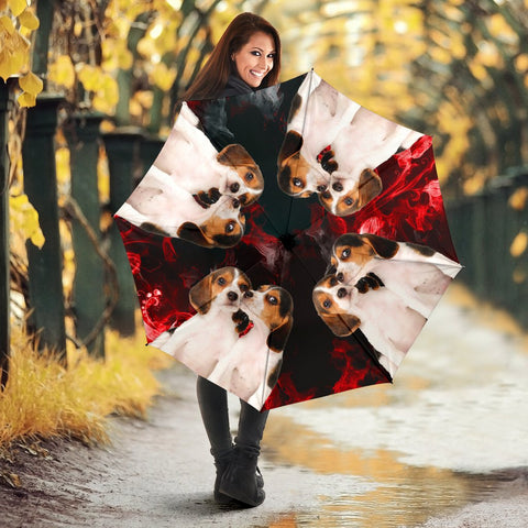 Beagle Print Umbrellas